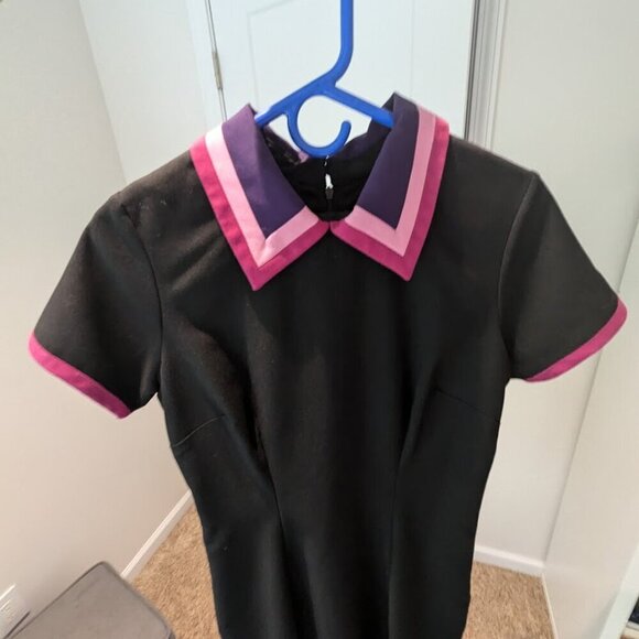 ANDREA pencil vintage dress inspired - Size 4 - black/ pink - Picture 3 of 3